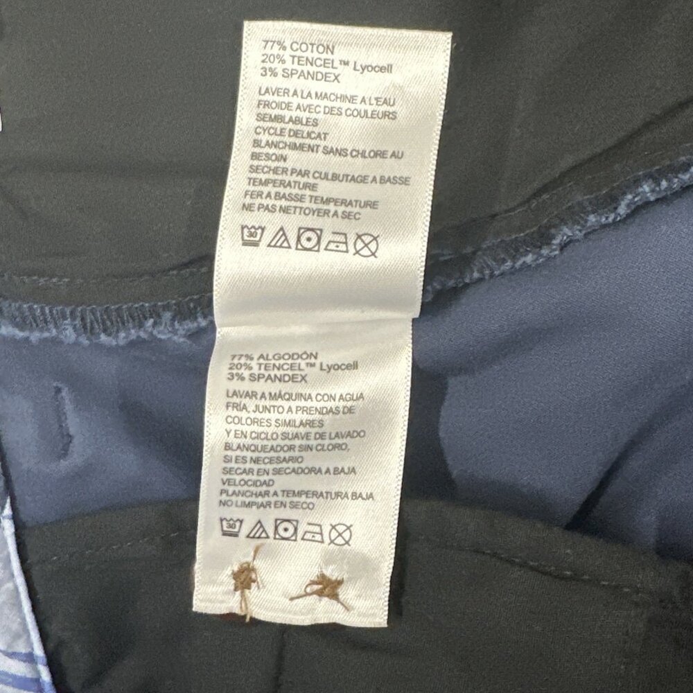 Tommy Bahama Boracay Flat Front Chino Pants Mens 32 x 32 Maritime Navy Blue - Picture 10 of 12